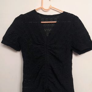 Women~black Lace Top