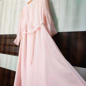 Most Beautiful Baby pink Handbwork Anarkali