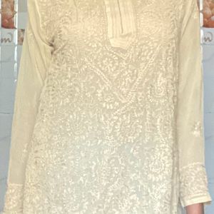 Lucknowi Golden Kurti