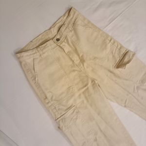 Beige Pinteresty Jogger Pants