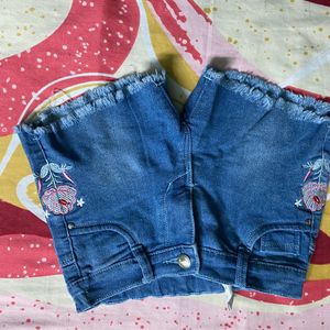 Pack Of 3 Kids Shorts Girls