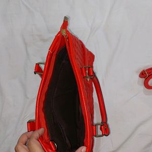 Red Handbag