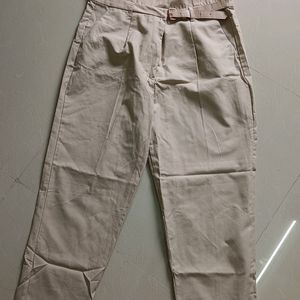 Tokyo Talkies Beige Colour Trousers 34 Size