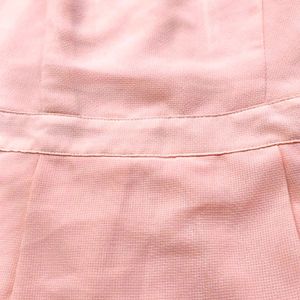 Peach Top With Back Zipper