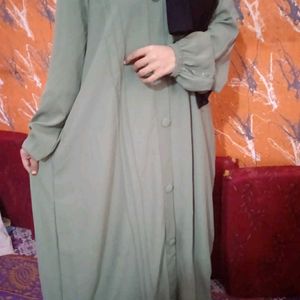 Light Green Colour Abaya