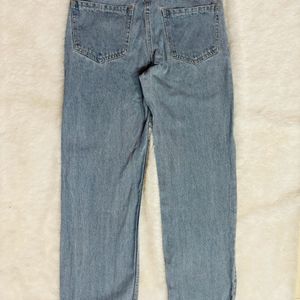 Light Blue Wide Leg Jeans