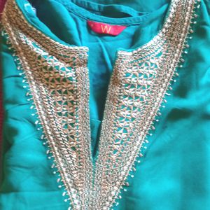 Neck Embroidery Kurta