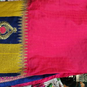 Silk Saree With Big Border