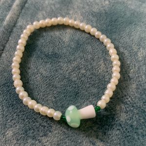 Mushroom Pearl Bracelet 🍄🤍