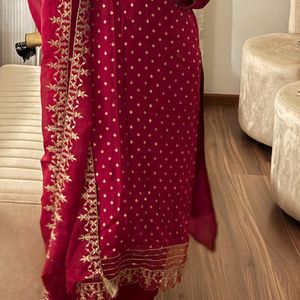 Red Salwar Suit