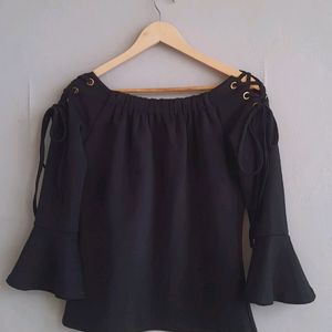 Black Designer Top