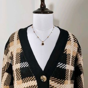 🆕 Pinteresty Checkered Cardigan