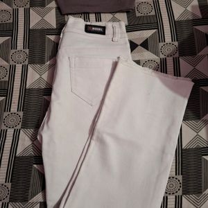 Bootcut White Jeans