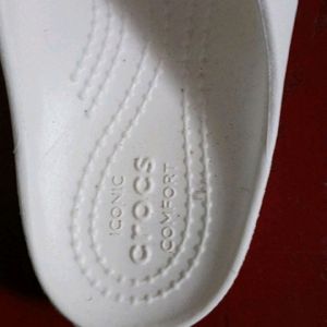 White Crocs