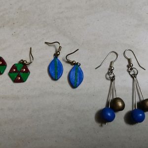 Terracotta Earrings - Any 3 Set (Your Choice)