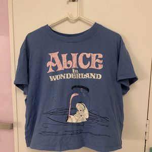 h&m alice in wonderland tshirt