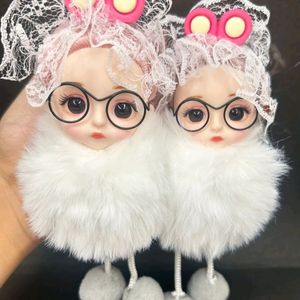 Cute Spectacle Doll Keychains