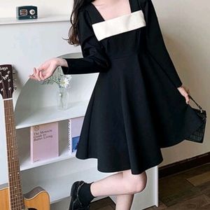 Black Korean Dress