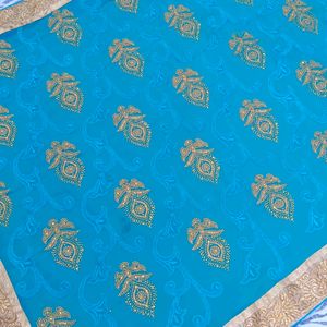 beautiful saree embroiding work