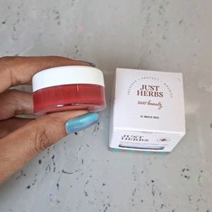 Just Herbs Lip And Cheek Tint Brick Red