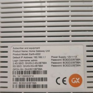 GX E-4222 GPON & EPON UNLOCKED FIBER ROUTER