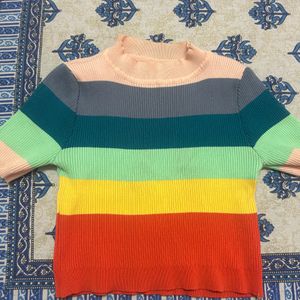 Rainbow Crop Top