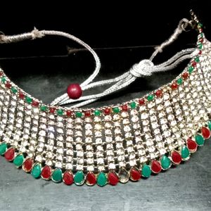 Necklace with earrings