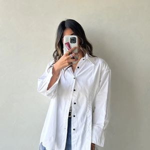 H&M Oversized Shirt  puff Sleeve