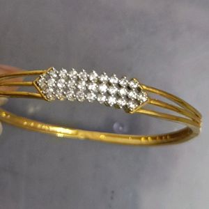 Openable Artificial Diamond Bracelet