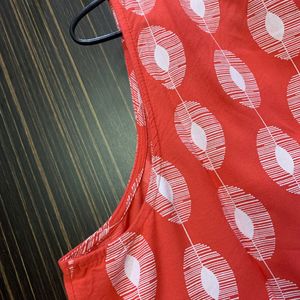 Printed A-line Dress kurti