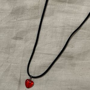 Red Heart Necklace