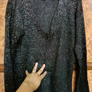 Shimmery Partywear Jacket style shrug