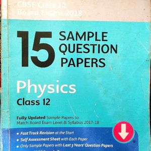 Physics Sample Paper XII