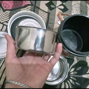 Double Steel Lid Tiffin