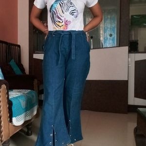 Flared High Waist Jean