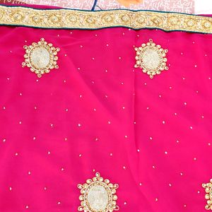 New Fully Embroidery work Saree