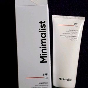 Minimalist Sunscreen SPF 50