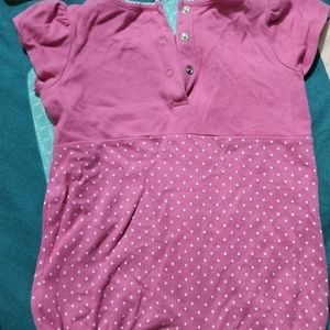 Baby Girl Pink Diaper Dress