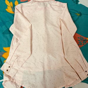 Stylish Baby Pink Shirt Top