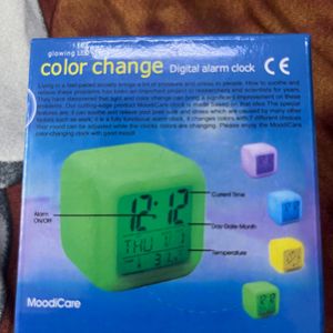 Color Changing Digital Alarm Clock - 1 Pc