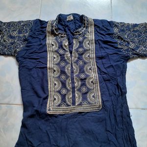 Dark Blue Kurta