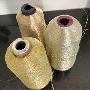 Golden Embroidery Zari Thread