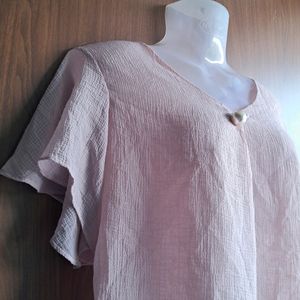 Aiboer Imported Stylish Pink Top