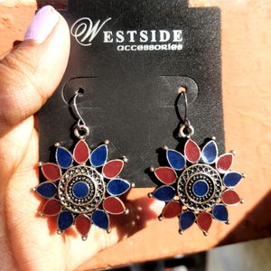 Muliticolor Stud Jhumka