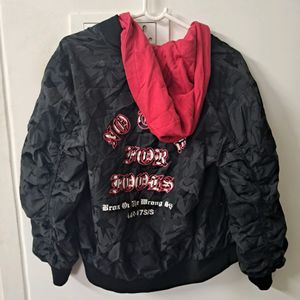 Red And Black Jacket