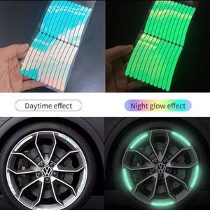 20PCS Reflective Car Wheel Sticker, Bike Sticker