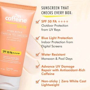 mcaffeine HYDRA REPAIR KOMBUCHA TEA SUNSCREEN