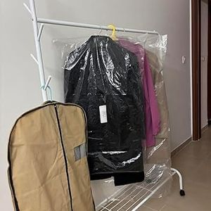 Lukzer Garment rack With Umbrella Hanging Pole