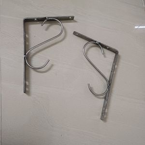 6 Wall Brackets Steel