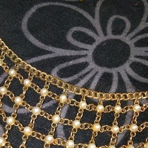 Heavy Long Necklace Golden Colour